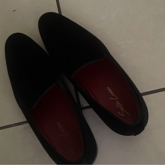 Medium shiny blue and black suit red and black suit - Picture 6 of 9